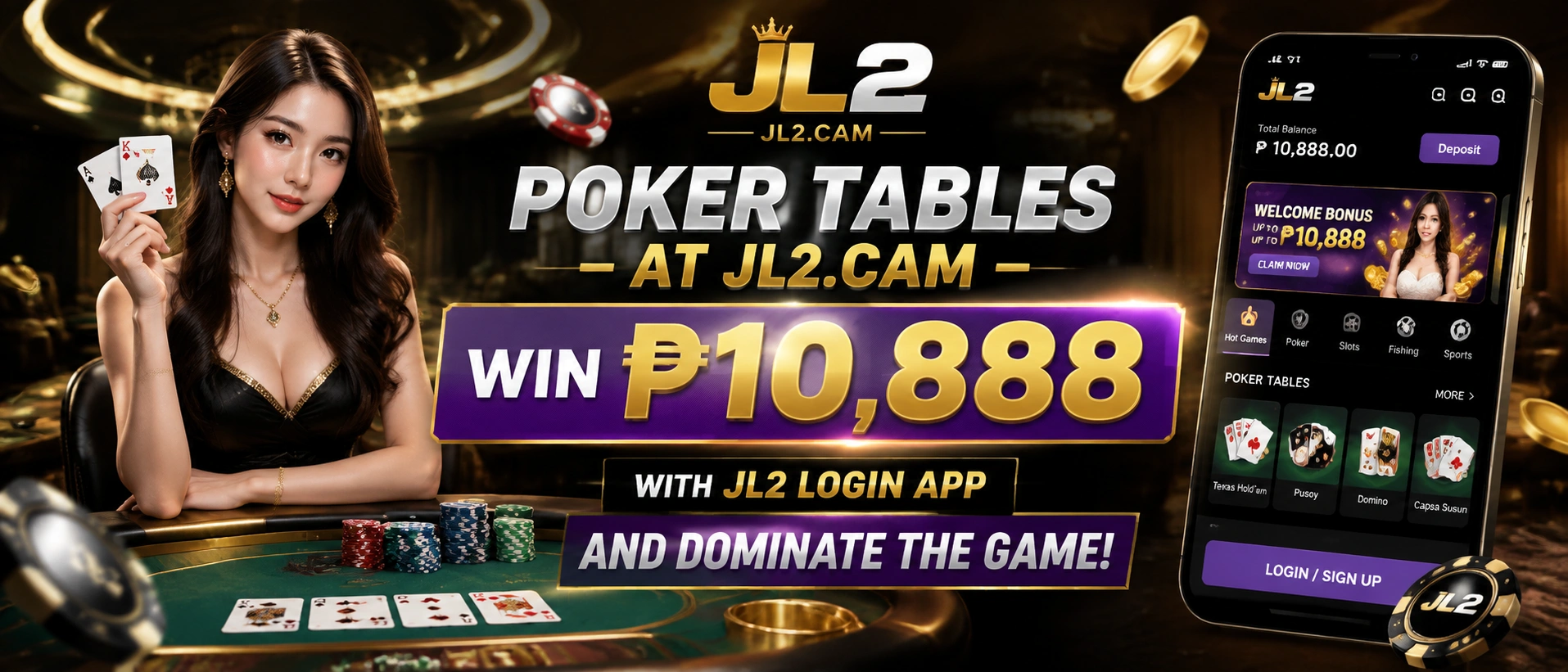 Poker lobby preview for Filipino players
